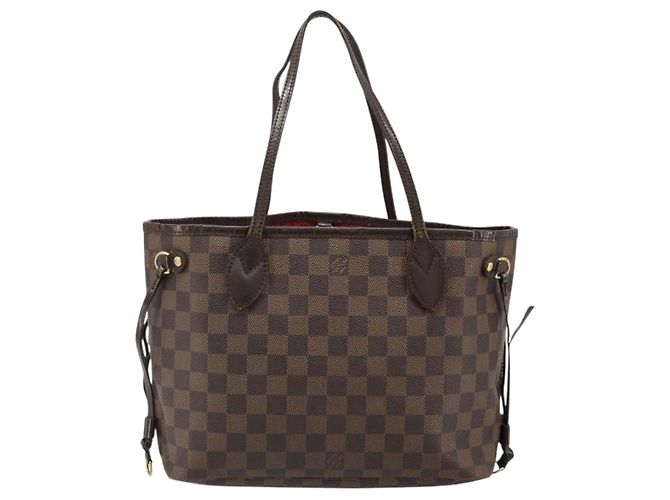 LOUIS VUITTON Damier Ebene Neverfull PM Tote Bag N51109 LV Auth 186031 - vista 2