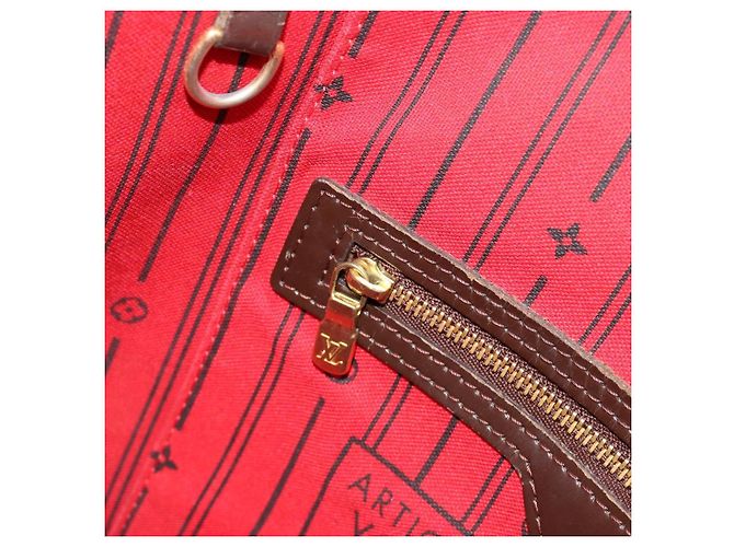 LOUIS VUITTON Damier Ebene Neverfull PM Tote Bag N51109 LV Auth 186031 - vista 25