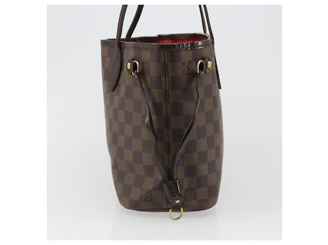 LOUIS VUITTON Damier Ebene Neverfull PM Tote Bag N51109 LV Auth 186031 - vista 3