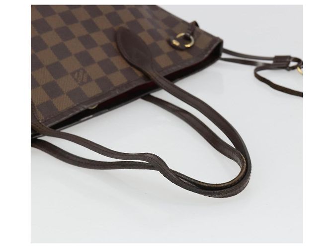 LOUIS VUITTON Damier Ebene Neverfull PM Tote Bag N51109 LV Auth 186031 - vista 7