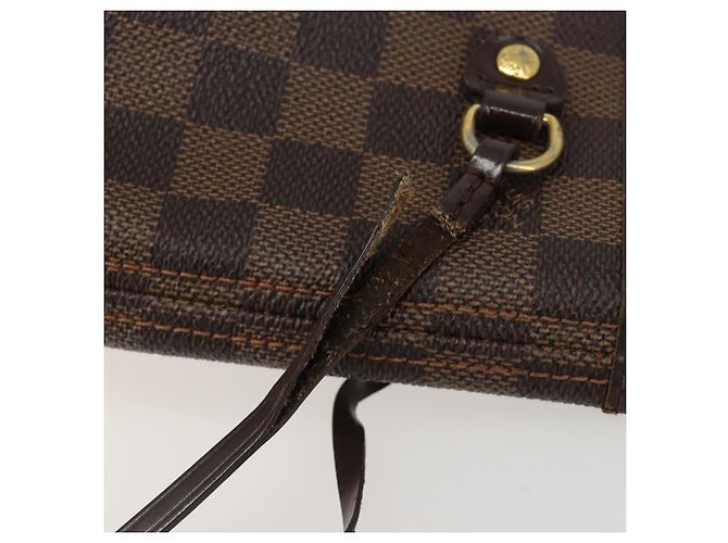 LOUIS VUITTON Damier Ebene Neverfull PM Tote Bag N51109 LV Auth 186031 - vista 9