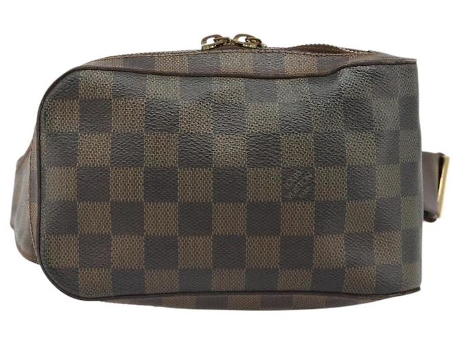 LOUIS VUITTON Borsa a Spalla Damier Ebene Geronimos N51994 LV Auth hk3860 - vista 13