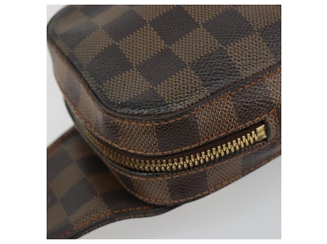 LOUIS VUITTON Borsa a Spalla Damier Ebene Geronimos N51994 LV Auth hk3860 - vista 15