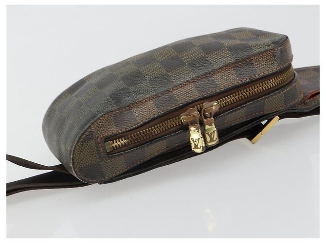 LOUIS VUITTON Borsa a Spalla Damier Ebene Geronimos N51994 LV Auth hk3860 - vista 6