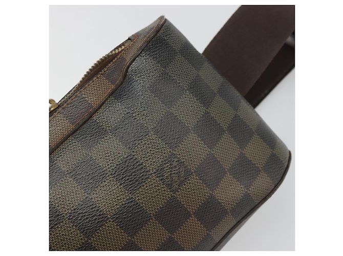 LOUIS VUITTON Borsa a Spalla Damier Ebene Geronimos N51994 LV Auth hk3860 - vista 9