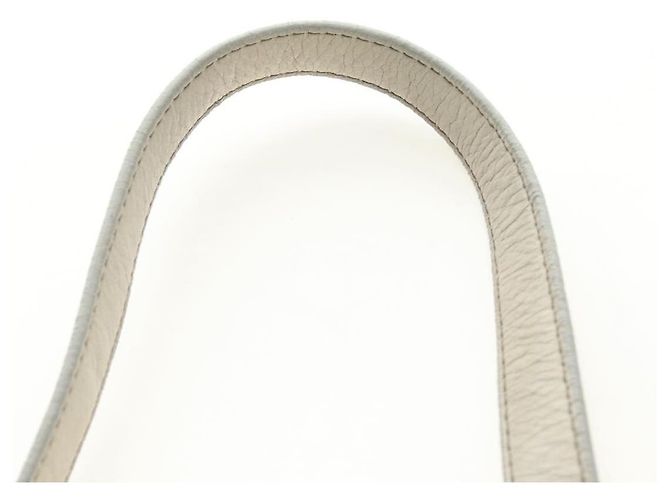 Borsa a mano Miu Miu Side Ribbon in pelle 2way Grigio Oro Auth am11892V Marrone D'oro - vista 14