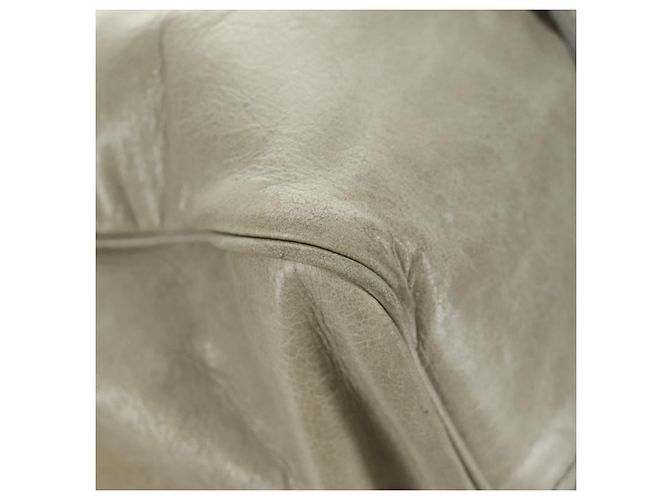 Borsa a mano Miu Miu Side Ribbon in pelle 2way Grigio Oro Auth am11892V Marrone D'oro - vista 17