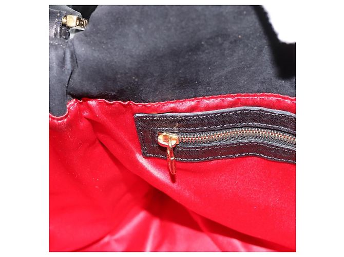 FENDI Mamma Baguette Schultertasche aus Wildleder Schwarz Gold Authentisch 187561SAM - Ansicht 21