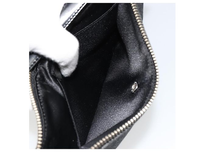 Bulgari Borsa a Spalla BVLGARI Tela Nero Argento Auth 187359 - vista 20