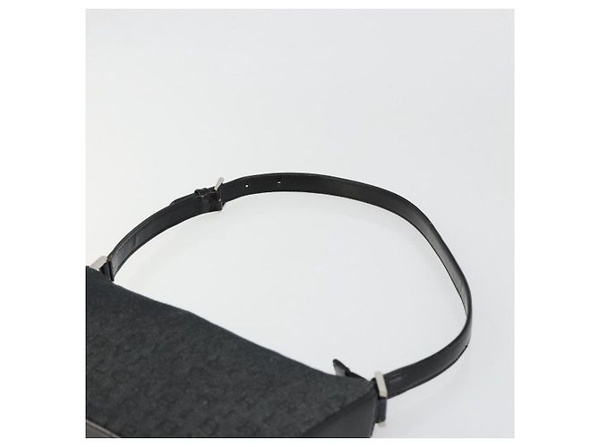 Bulgari Borsa a Spalla BVLGARI Tela Nero Argento Auth 187359 - vista 8