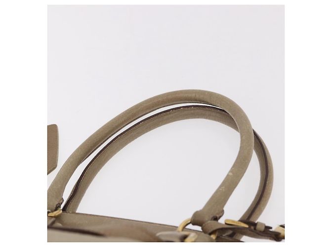 Borsa PRADA in pelle beige oro Auth 187499 D'oro - vista 14