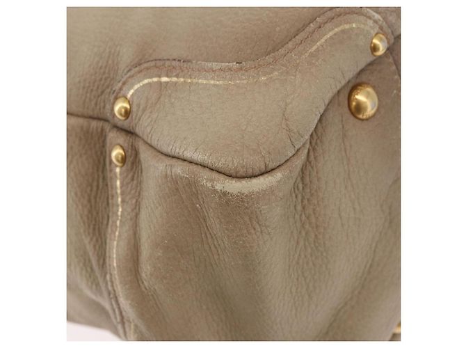 Borsa PRADA in pelle beige oro Auth 187499 D'oro - vista 16