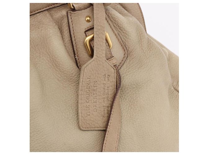 Borsa PRADA in pelle beige oro Auth 187499 D'oro - vista 19