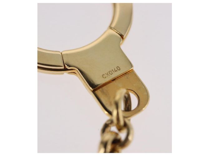 LOUIS VUITTON Porte Cles Chainne Pastille Key Holder Gold M66005 LV Auth 186176M D'oro - vista 11