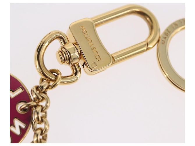 LOUIS VUITTON Porte Cles Chainne Pastille Key Holder Gold M66005 LV Auth 186176M D'oro - vista 15