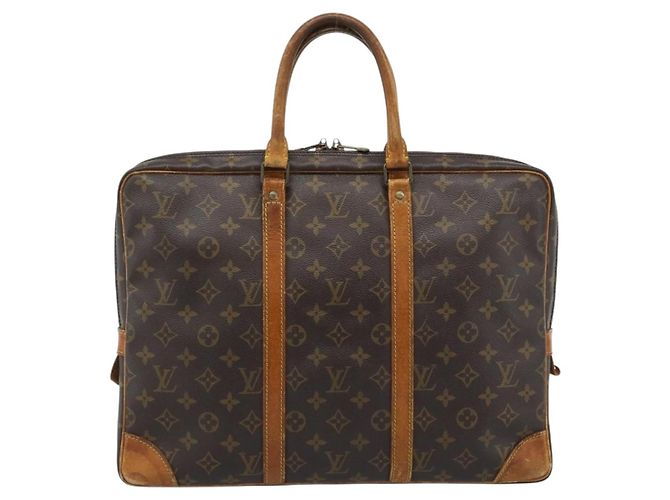 LOUIS VUITTON Monogram Porte Documents Voyage Business Bag M53361 Auth BA13456 Monogramma - vista 13