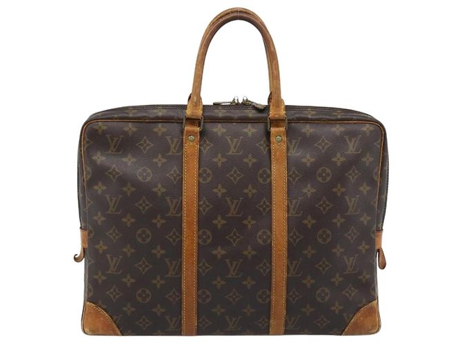 LOUIS VUITTON Monogram Porte Documents Voyage Business Bag M53361 Auth BA13456 Monogramma - vista 2