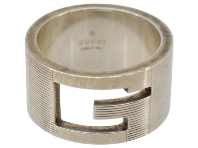 Anello G di marca GUCCI in argento Ag925 Auth SW2379V - vista 2