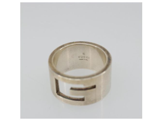 Anello G di marca GUCCI in argento Ag925 Auth SW2379V - vista 8