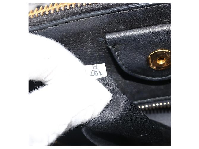 Borsa Miu Miu Biker Matelasse in Pelle 2way Navy Gold Auth 185462 D'oro Blu navy - vista 12