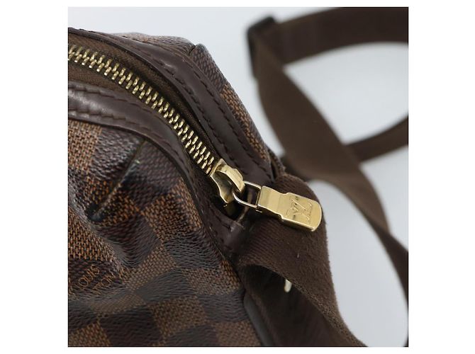 LOUIS VUITTON Bolsa de Ombro Damier Ebene Trotteur Beaubourg N41135 LV Auth ka4850 - vista 10