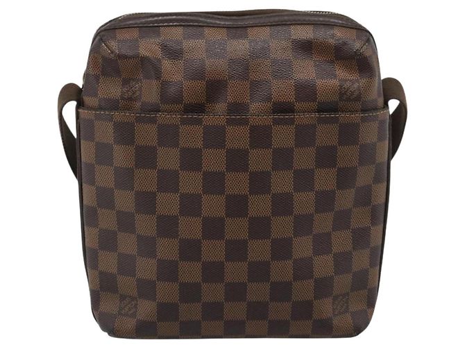 LOUIS VUITTON Bolsa de Ombro Damier Ebene Trotteur Beaubourg N41135 LV Auth ka4850 - vista 13