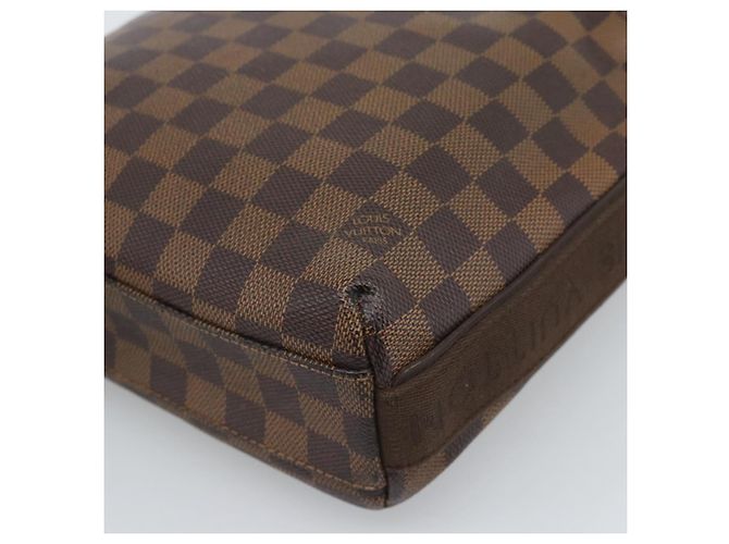 LOUIS VUITTON Bolsa de Ombro Damier Ebene Trotteur Beaubourg N41135 LV Auth ka4850 - vista 15