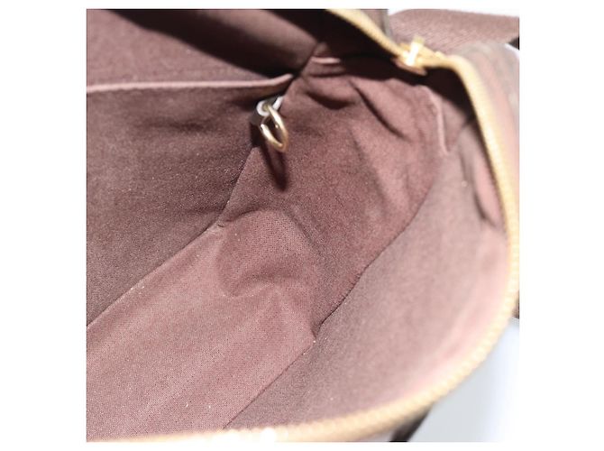 LOUIS VUITTON Bolsa de Ombro Damier Ebene Trotteur Beaubourg N41135 LV Auth ka4850 - vista 18