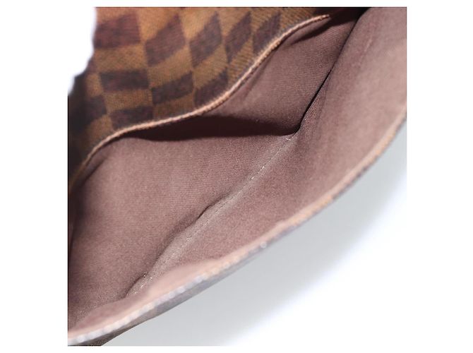 LOUIS VUITTON Bolsa de Ombro Damier Ebene Trotteur Beaubourg N41135 LV Auth ka4850 - vista 21