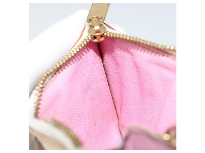 LOUIS VUITTON Monogram Multicolor Pochette Cles NM Bolso M93734 LV Auth 185773 Blanco - vista 18