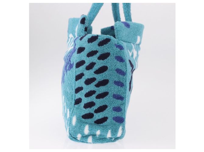 Borsa GOYARD Terry Eponge Limited Edition Bag Pile Turquoise Blue Auth SW2357SM Turchese - vista 5