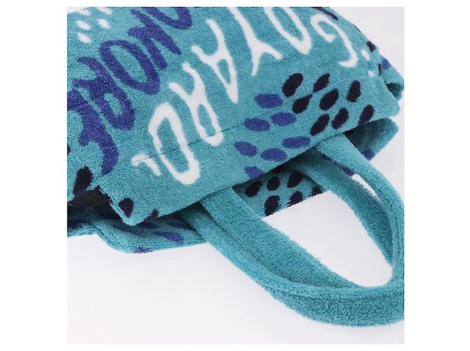 Borsa GOYARD Terry Eponge Limited Edition Bag Pile Turquoise Blue Auth SW2357SM Turchese - vista 6