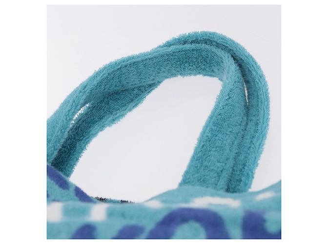 Borsa GOYARD Terry Eponge Limited Edition Bag Pile Turquoise Blue Auth SW2357SM Turchese - vista 8