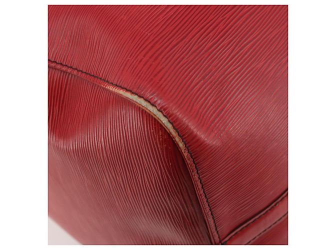 LOUIS VUITTON Epi Keepall 55 Boston Bag Rosso M42957 LV Auth 179665A - vista 14