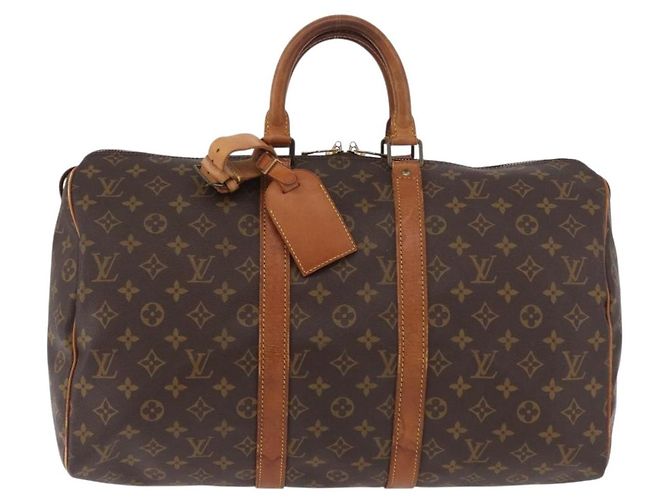 LOUIS VUITTON Monogram Keepall 45 Boston Bag M41428 LV Auth 187640 Monogramma - vista 13