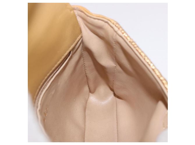 Marsupio CHANEL in raso oro con CC Auth 187614SAM D'oro - vista 21
