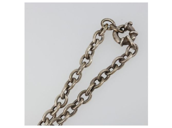 Bracciale GUCCI Ag925 Argento Autentico SW2376 - vista 10