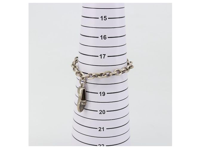 Bracciale GUCCI Ag925 Argento Autentico SW2376 - vista 13