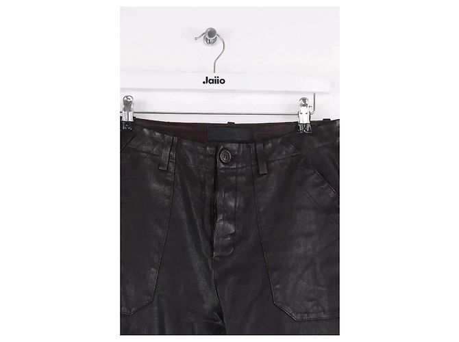 Autre Marque Braune gerade Hose - Ansicht 2