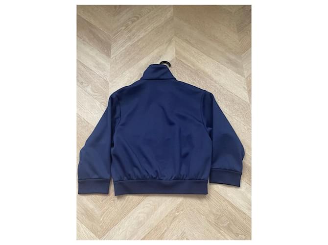 Giacca corta Prada blu navy in cotone - vista 7