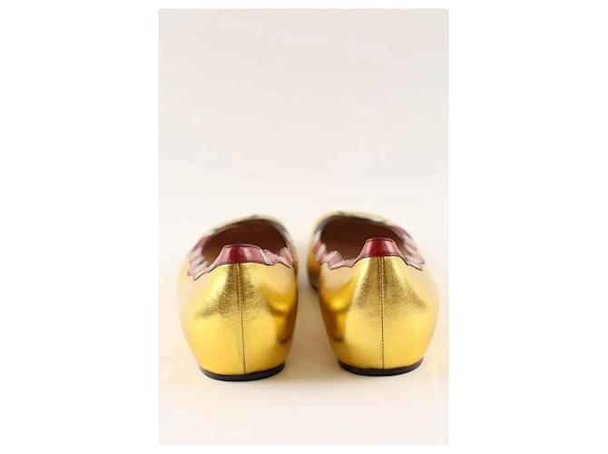 Gucci Bailarinas doradas Dorado - vista 2