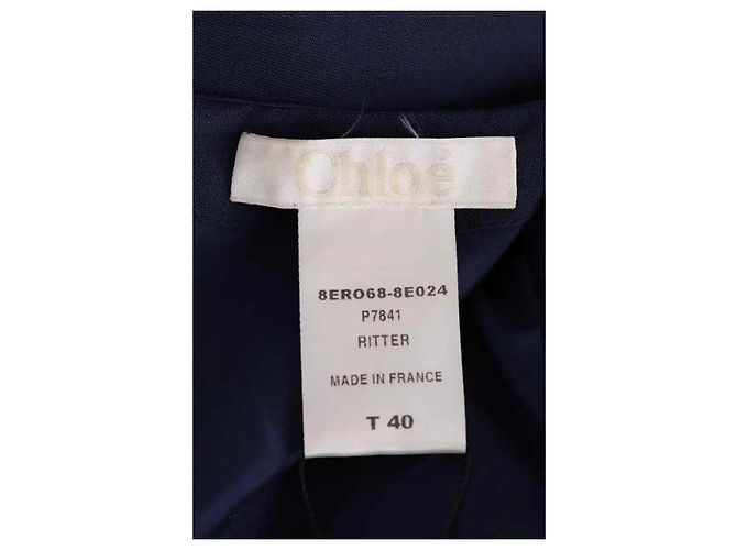 Chloé Abito blu navy - vista 5