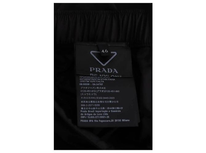 Prada Pantalón recto negro - vista 5