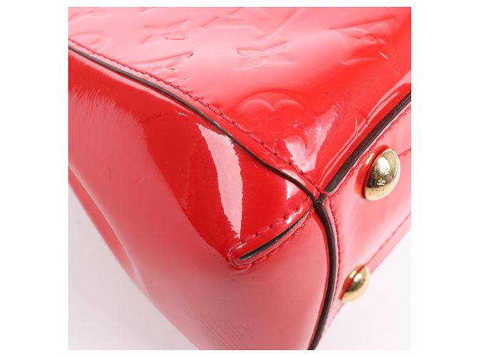 Borsa Louis Vuitton Vernis Montaigne BB Rossa M50170 Rosso - vista 10