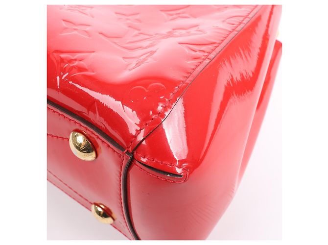 Borsa Louis Vuitton Vernis Montaigne BB Rossa M50170 Rosso - vista 11