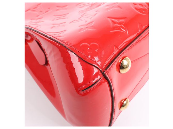 Borsa Louis Vuitton Vernis Montaigne BB Rossa M50170 Rosso - vista 12