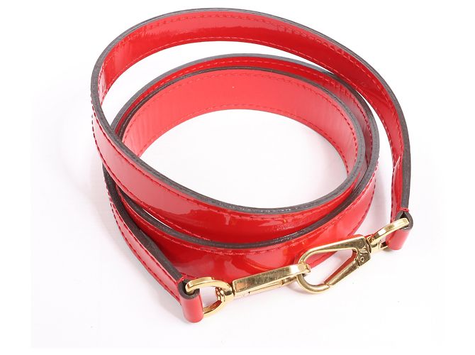 Borsa Louis Vuitton Vernis Montaigne BB Rossa M50170 Rosso - vista 13