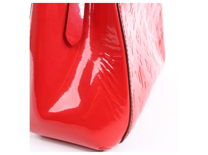 Borsa Louis Vuitton Vernis Montaigne BB Rossa M50170 Rosso - vista 14