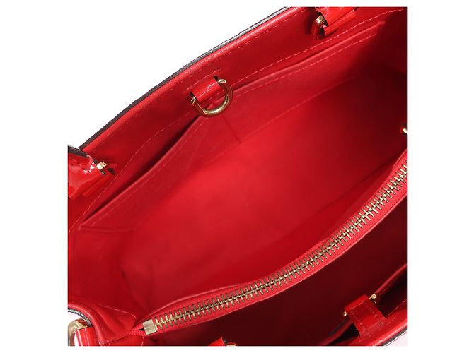 Borsa Louis Vuitton Vernis Montaigne BB Rossa M50170 Rosso - vista 16