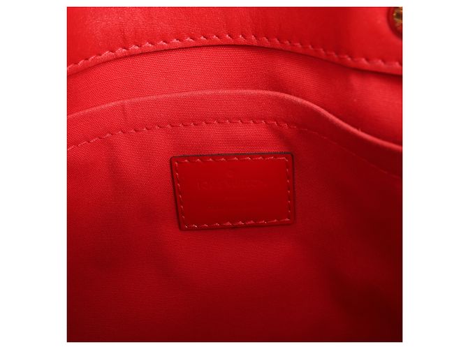 Borsa Louis Vuitton Vernis Montaigne BB Rossa M50170 Rosso - vista 19